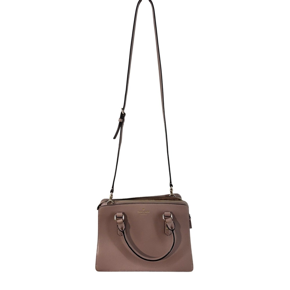 KATE SPADE MULBERRY STREET LISE SATCHEL BAG IN ROSE SMOKE